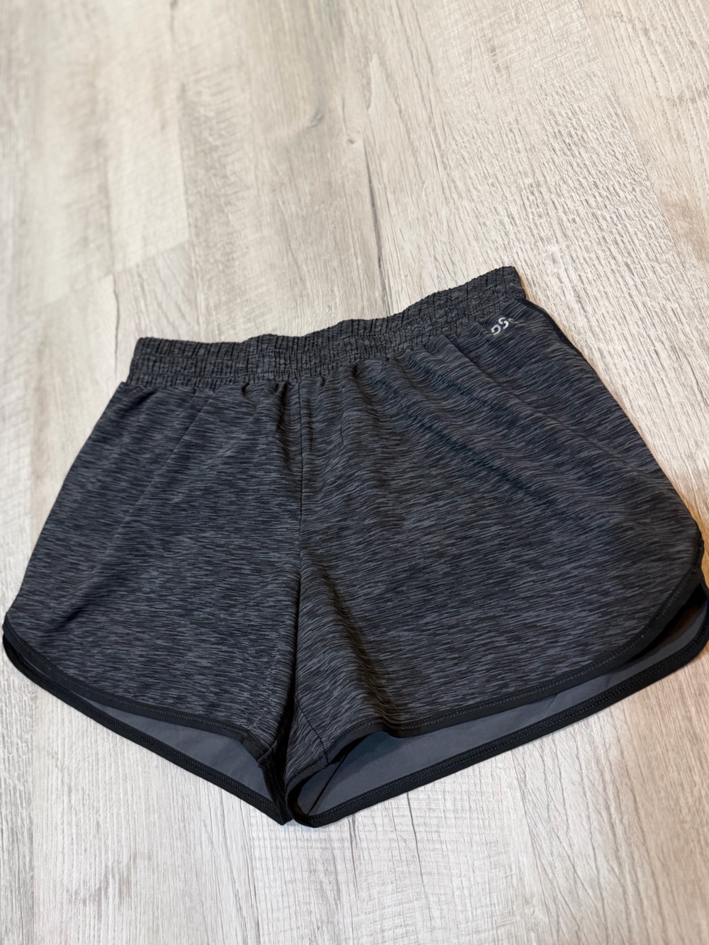 DSG Girls Black Heather Athletic Shorts
